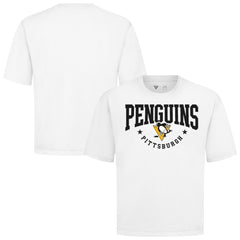 Pittsburgh Penguins Levelwear Luxe Signature Knit T-Shirt White