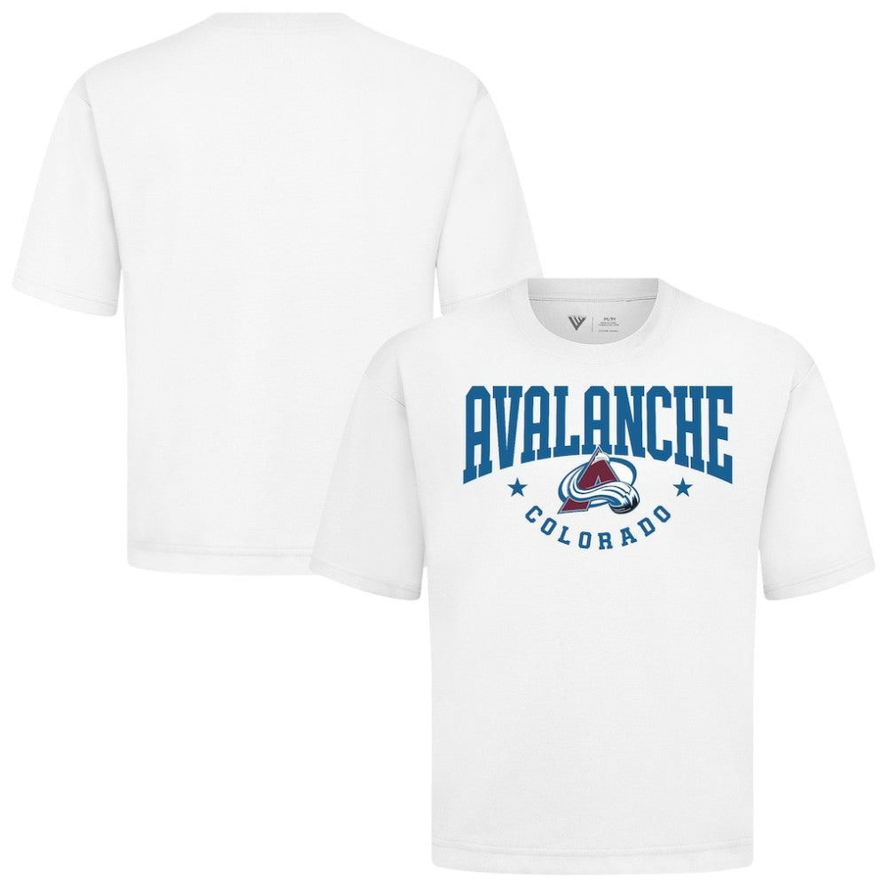 Colorado Avalanche Levelwear Luxe Signature Knit T-Shirt White