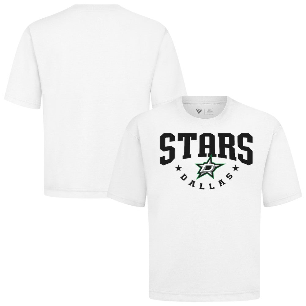 Dallas Stars Levelwear Luxe Signature Knit T-Shirt White