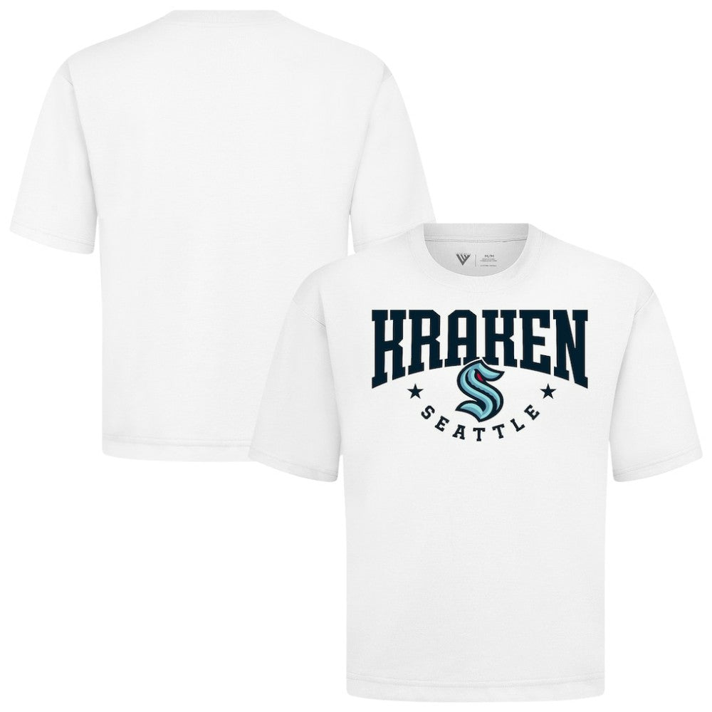 Seattle Kraken Levelwear Luxe Signature Knit T-Shirt White