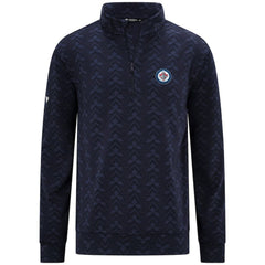 Winnipeg Jets Levelwear Chameleon Quarter-Zip Sweatshirt Navy