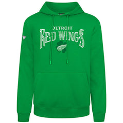 Detroit Red Wings Levelwear St. Patrick's Day Podium Hoodie Green