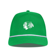 Chicago Blackhawks Levelwear St. Patrick's Day Gambit Rope Adjustable Hat Kelly Green