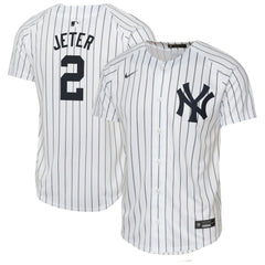 Derek Jeter New York Yankees Youth Home Game Jersey White | Nike