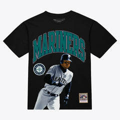 Ken Griffey Jr. Seattle Mariners Photo Arch Player Graphic T-Shirt Black | Mitchell & Ness