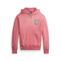 Yankees Polo Ralph Lauren Fleece Hoodie Red