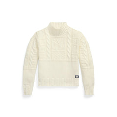 Yankees Polo Ralph Lauren Women's Sweater Cream