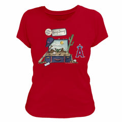 Los Angeles Angels Tiny Turnip Women's 2026 Spring Training T-Shirt Red