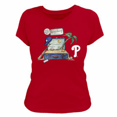 Philadelphia Phillies Tiny Turnip Women's 2026 Spring Training T-Shirt Red
