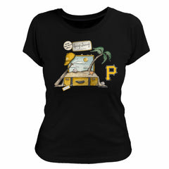 Pittsburgh Pirates Tiny Turnip Women's 2026 Spring Training T-Shirt Black