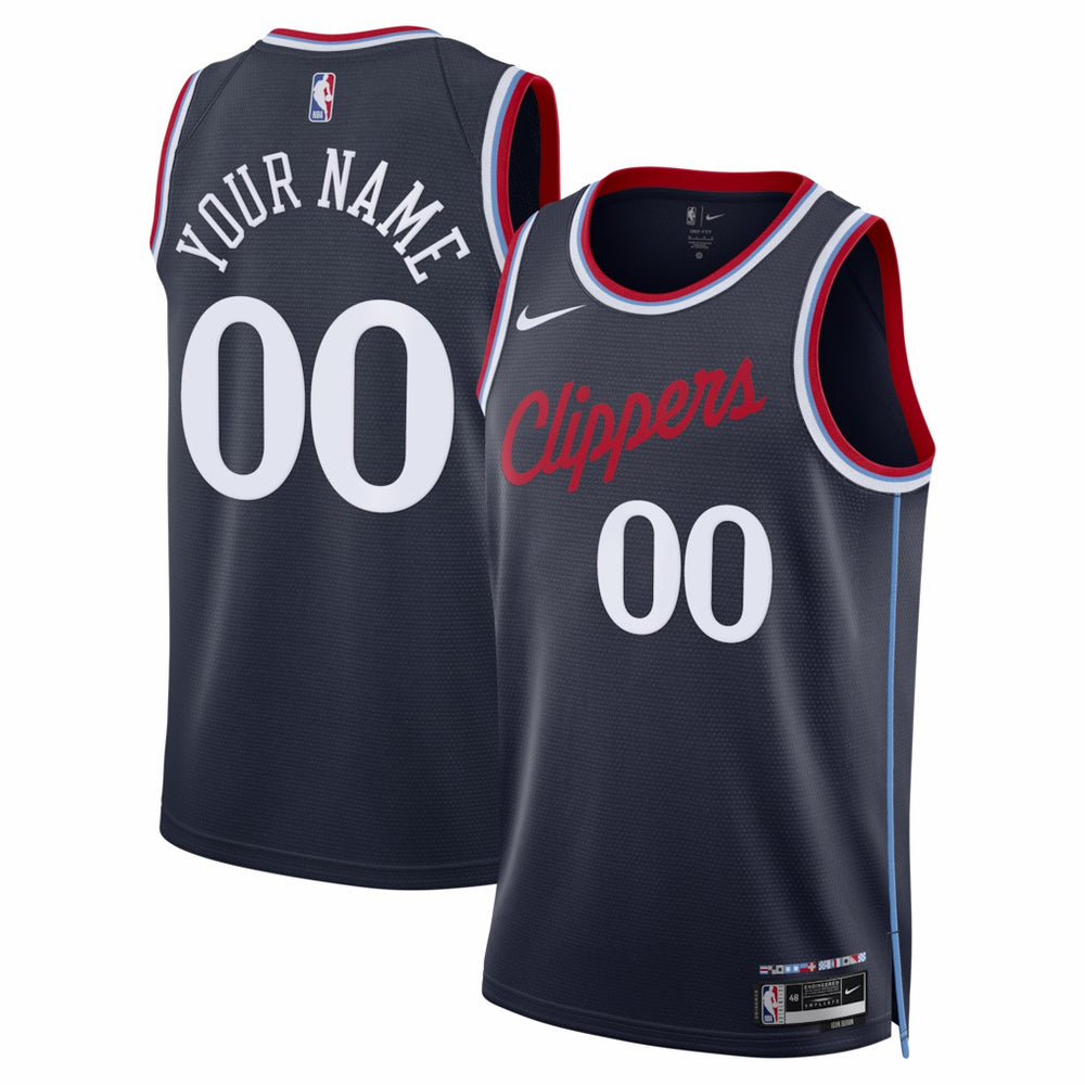 LA Clippers Unisex Swingman Custom Jersey - Icon Edition - Navy