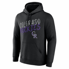 Colorado Rockies Hustle Personalized Name & Number Hoodie Black