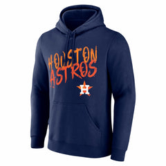 Houston Astros Hustle Personalized Name & Number Hoodie Navy