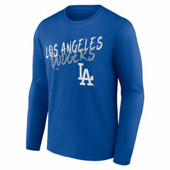 Los Angeles Dodgers Hustle Personalized Name & Number Long Sleeve T-Shirt Royal