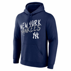 New York Yankees Hustle Personalized Name & Number Hoodie Navy