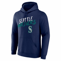 Seattle Mariners Hustle Personalized Name & Number Hoodie Navy