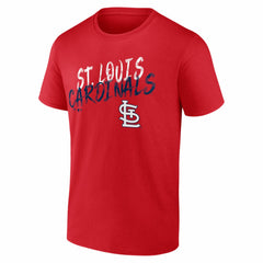 St. Louis Cardinals Hustle Personalized Name & Number T-Shirt Red