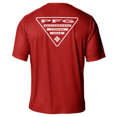 Carolina Hurricanes Columbia PFG Terminal Tackle Omni-Shade T-Shirt Red