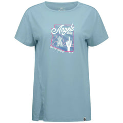 Los Angeles Angels Levelwear Women's Influx Spring Training Sunrise Bold T-Shirt Blue