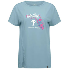 Philadelphia Phillies Levelwear Women's Influx Spring Training Sunrise Bold T-Shirt Blue