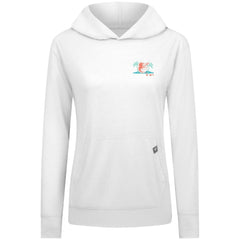 Baltimore Orioles Levelwear Women's Relay Spring Break Panoramic Bold Hoodie White