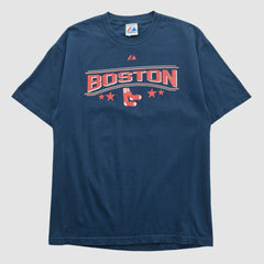 Boston Red Sox Majestic 2007 T-shirt Navy Vintage