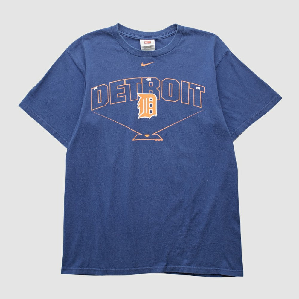 Detroit Tigers 2000s T-shirt Navy Vintage | Nike