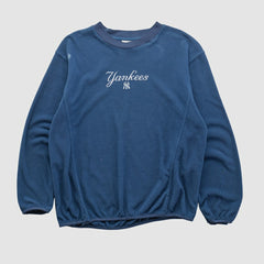 New York Yankees Lee Apparel 2000s Pullover Sweatshirt Navy Vintage