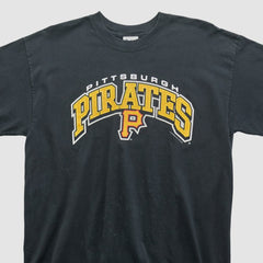 Pittsburgh Pirates Lee Apparel 2001 T-shirt Black Vintage