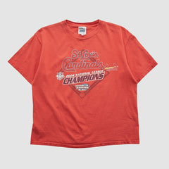 National League Champions CSA 2004 T-shirt Red Vintage