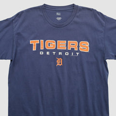 Detroit Tigers Lee Sport 2000s Long Sleeve T-shirt Navy Vintage