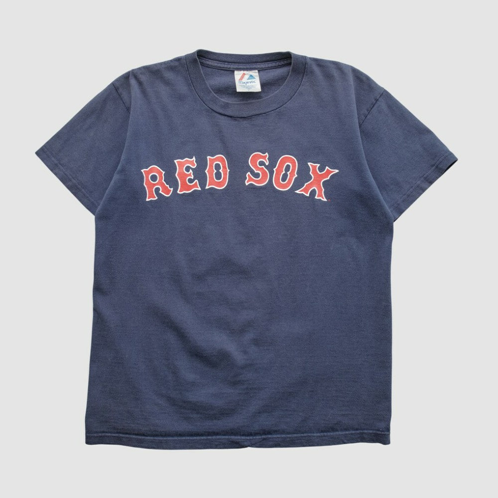 Boston Red Sox Majestic 2000s T-shirt Navy Vintage