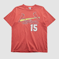 St. Louis Cardinals Majestic 2000s T-shirt Red Vintage