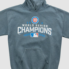 World Series Champions 2016 Hooded Pullover Sweatshirt Dark Heather Gray Vintage
