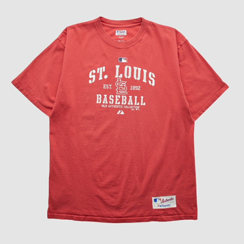 St. Louis Cardinals Majestic 2010 T-shirt Red Vintage