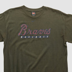 Atlanta Braves 2000s T-shirt Black Vintage | Nike