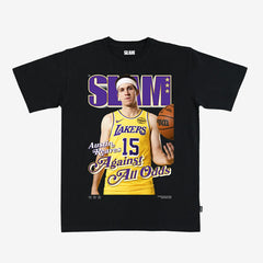 Austin Reaves Los Angeles Lakers SLAM Unisex Cover T-Shirt Black