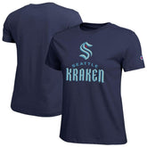 Seattle Kraken Champion Women's Wordmark Lockup T-Shirt Navy