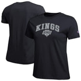 Los Angeles Kings Champion Women's Arch Mascot Logo T-Shirt Black