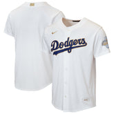 Los Angeles Dodgers Youth 2026 Gold Collection Home Replica Jersey - White