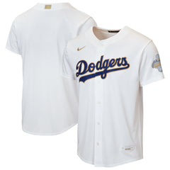 Los Angeles Dodgers Youth 2026 Gold Collection Home Replica Jersey White | Nike