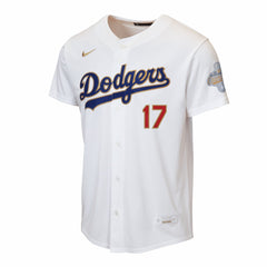 Shohei Ohtani Los Angeles Dodgers Youth 2026 Gold Collection Home Replica Jersey - White