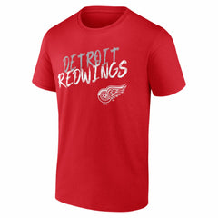 Detroit Red Wings Big & Tall Hustle Personalized Name & Number T-Shirt Red