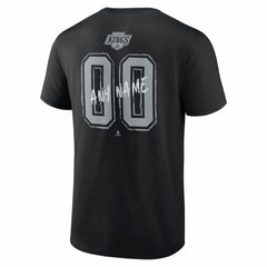 Los Angeles Kings Hustle Personalized Name & Number T-Shirt Black