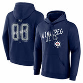 Winnipeg Jets Hustle Personalized Name & Number Hoodie Navy