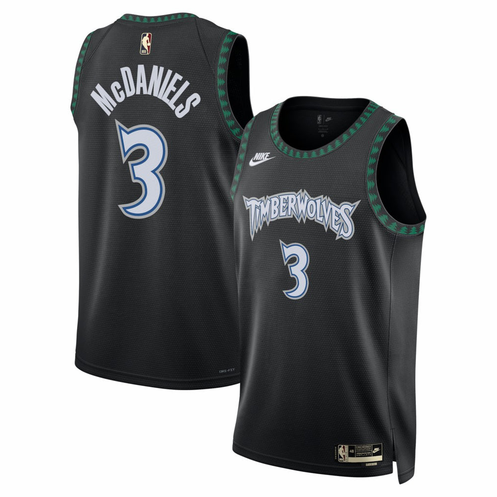 Jaden McDaniels Minnesota Timberwolves Unisex Swingman Jersey - Classic Edition - Black