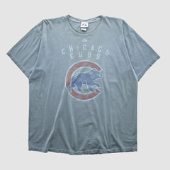Chicago Cubs Majestic 2000s T-shirt Gray Vintage