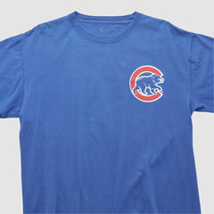 Chicago Cubs Majestic 2008 T-shirt Blue Vintage