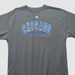 Chicago Cubs Majestic 2000s T-shirt Gray Vintage