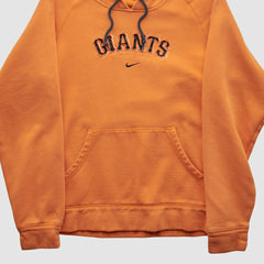San Francisco Giants 2000s Hooded Pullover Sweatshirt Orange Vintage | Nike
